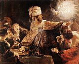 Rembrandt Belshazzar's Feast painting